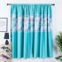 1pc Modern Shading Curtains with Chrysanthemum Pattern Kids Thick Curtain for Living Room Bedroom Kitchen Window yellow 1 5m wide x 2m high pole