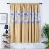 1pc Modern Shading Curtains with Chrysanthemum Pattern Kids Thick Curtain for Living Room Bedroom Kitchen Window blue 1m wide x 2m high pole