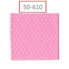1pc Needle Knitting Texture Fondant Cake Decorating Craft Mold for Baking Pink 50 610