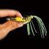 1pcs Frog Lure Crankbait Tackle Crank Bait Fishing Lures Freshwater Saltwater Soft Bionic Bait Green back and yellow body