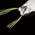 1pcs Frog Lure Crankbait Tackle Crank Bait Fishing Lures Freshwater Saltwater Soft Bionic Bait Green back gradual blue