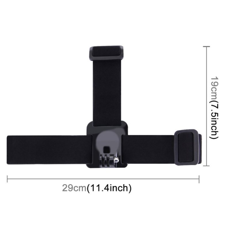PULUZ Waterproof Head Band Mount Adjustable Elastic Head Band Strap for GoPro Hero 5 4 Session 3+3 2 1  