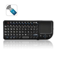 2.4G Wireless Mini Keyboard with Touchpad + Laser Pointer 