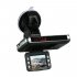 2 0 LCD Screen High Definition Car DVR Driving Recorder Radar Detector Two in One Car Speedometer black