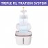 2 0l Pet Automatic Water Dispenser 1 2w Ultra quiet Water Pump Large Capacity Kitten Puppy Water Fountain white