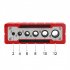 2 12mm Vertical Pocket Hole Jig 9 Hole Drill Bit Guide Jig Positioner Locator CNC Engraving Scale Wood Panel Hole Puncher Locator Woodworking Joints Tool 2 12mm