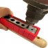 2 12mm Vertical Pocket Hole Jig 9 Hole Drill Bit Guide Jig Positioner Locator CNC Engraving Scale Wood Panel Hole Puncher Locator Woodworking Joints Tool 2 12mm