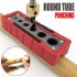 2 12mm Vertical Pocket Hole Jig 9 Hole Drill Bit Guide Jig Positioner Locator CNC Engraving Scale Wood Panel Hole Puncher Locator Woodworking Joints Tool 2 12mm