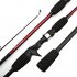2 1m 2 Segments Fishing Rod Carbon Spinning Casting Lure Fishing Rod
