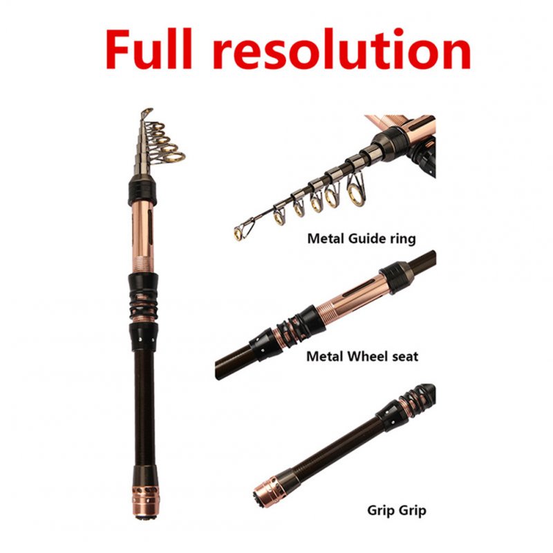 2.3 /2.1 Meters Fishing Pole  Carbon Portable Mini Sea Fishing Rods Fishing Accessories