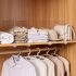 2 4 6 PCS Acrylic Fitted Shelf Dividers Closet Organization Separators Clear Shelf Dividers Wood Shelves Handbag Purse Sweater Organizer For Bedroom Kitchen Off