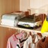 2 4 6 PCS Acrylic Fitted Shelf Dividers Closet Organization Separators Clear Shelf Dividers Wood Shelves Handbag Purse Sweater Organizer For Bedroom Kitchen Off