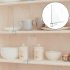 2 4 6 PCS Acrylic Fitted Shelf Dividers Closet Organization Separators Clear Shelf Dividers Wood Shelves Handbag Purse Sweater Organizer For Bedroom Kitchen Off