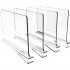 2 4 6 PCS Acrylic Fitted Shelf Dividers Closet Organization Separators Clear Shelf Dividers Wood Shelves Handbag Purse Sweater Organizer For Bedroom Kitchen Off