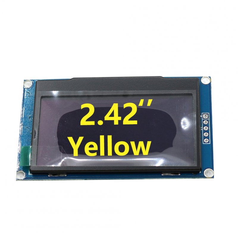 2.42inch 3.3v 4pin Oled Display Module I2c Port Ssd1309 Chip 128x64 Resolution Ssd