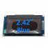 2 42inch 7pin Oled Lcd Display Module Spi Interface Ssd1309 Chip 128x64 Resolution White