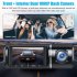 2 45 Inch HD Car Driving Recorder Dual Dash Cam 1080P Front Inside Camera Video Recorder Night Vision G sensor Black