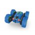 2 4G 4CH Stunt RC Car Drift Deformation Rock Crawler 360 Degree Flip Kid Toy Gift blue