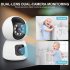 2 4G 5G Dual Band WiFi  Camera Motion Detection Surveillance  Camera Infrared Color Night Vision Cams Intelligent Notification Alarm Voice Camera For Delivery Ind