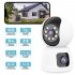 2 4G 5G Dual Band WiFi  Camera Motion Detection Surveillance  Camera Infrared Color Night Vision Cams Intelligent Notification Alarm Voice Camera For Delivery Ind