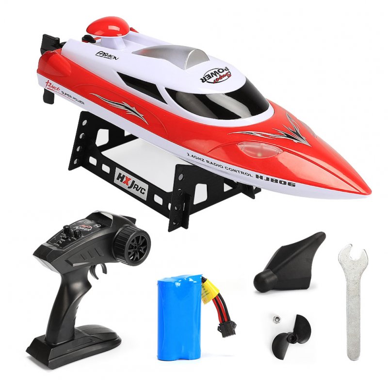 2.4G High Speed Reaches 35km/h Boat Fast Ship with Remote Control and Cooling Water System red