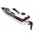 2 4G High Speed Reaches 35km h Boat Fast Ship with Remote Control and Cooling Water System black