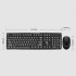 2 4G LX710 Wireless Keyboard   Mouse  for Desktop Computer Notebook white