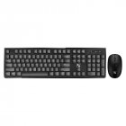 2.4G LX710 Wireless Keyboard + Mouse  for Desktop Computer Notebook black