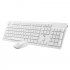 2 4G LX710 Wireless Keyboard   Mouse  for Desktop Computer Notebook white