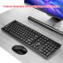 2 4G LX710 Wireless Keyboard   Mouse  for Desktop Computer Notebook white