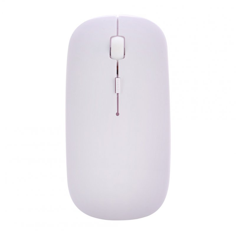 2.4G Mini Portable Laptop Computer Wireless Four-way Roller Game Mouse Bluetooth Office Business Mouse White_2.4G wireless