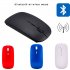 2 4G Mini Portable Laptop Computer Wireless Four way Roller Game Mouse Bluetooth Office Business Mouse black 2 4G wireless   Bluetooth