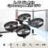 2 4G RC Mini Drone 360 Degree Flip Headless Mode Remote Control Quadcopter Blue