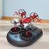 2 4G RC Mini Drone Boat 3 In 1 Waterproof RC Vehicle Quadcopter Boat Model Toys 1 Battery