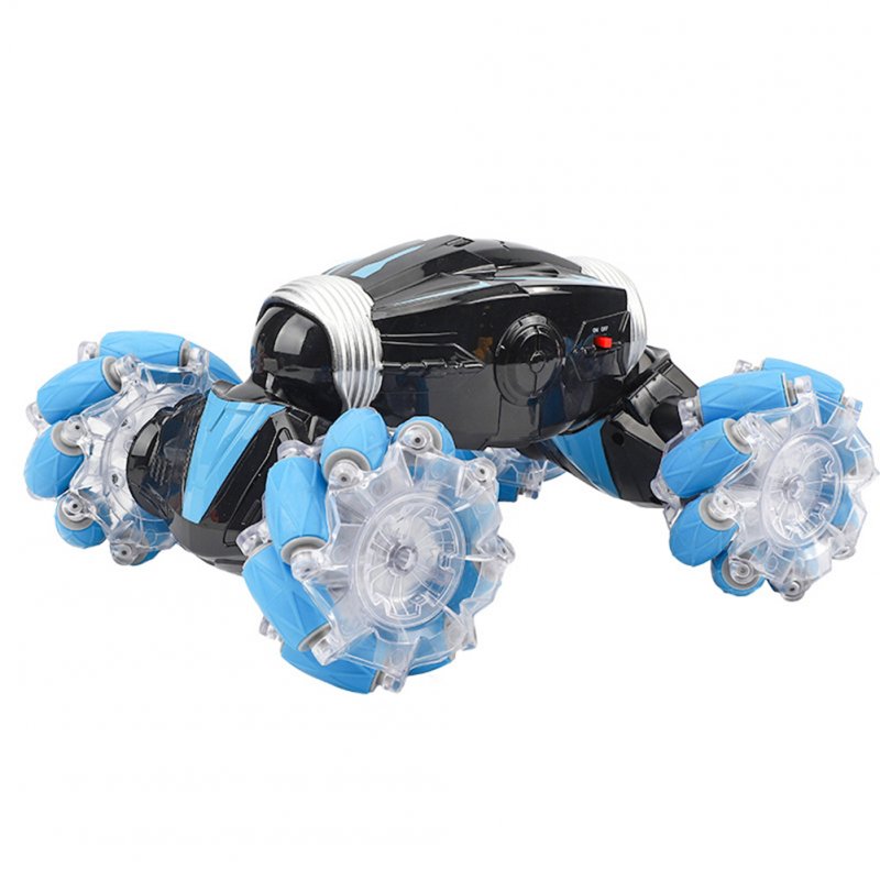 4wd 1:16 stunt remote control car with LED light, gesture induction,  deformation, twisting, climbin