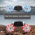 2 4G RC Stunt Car With Light 4WD Gesture Sensing Watch Remote Control Climbing Vehicle Toys