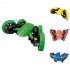 2 4G Rc Stunt Car Automatic Demonstration Double Sided Flip Rotation Remote Control Vehicle Toys Birthday Chirstmas Gifts For Boys Girls yellow