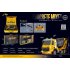 2 4G Remote Control Engineering Vehicle with Music Light Simulation Electric City Service Car Model Toys for Kids HJ8001 1