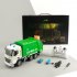 2 4G Remote Control Engineering Vehicle with Music Light Simulation Electric City Service Car Model Toys for Kids HJ8004 1