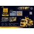 2 4G Remote Control Engineering Vehicle with Music Light Simulation Electric City Service Car Model Toys for Kids HJ8004 1