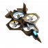 2 4G Remote Control Aircraft with Camera Rechargeable RC Plane Foam RC Glider Model Toys Green 3 7 B