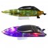 2 4G Remote Control Boat With Colorful Ligth 8 10km h High Speed Electric Speed Boat Model For Kids Birthday Gifts A