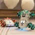 2 4G Remote Control Car 4WD 6 wheel Drift Stunt RC Car With Music Light Rechargeable Off road Vehicle Model Green