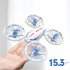 2 4G Remote Control Drone Air Pressure Fixed Height Headless Mode Stunt RC Quadcopter with Colorful Lights White