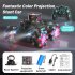 2 4G Remote Control Stunt Car With Sound Light High Definition Projection RC Car For Boys Girls Birthday New Year Gifts Black blue