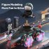 2 4G Remote Control Stunt Car With Sound Light High Definition Projection RC Car For Boys Girls Birthday New Year Gifts Black blue