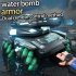 2 4G Remote Control Stunt Tank One Click Demonstration Electric Vehicle Model With Colorful Light For Boys Girls Birthday Gifts blue