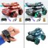 2 4G Remote Control Stunt Tank One Click Demonstration Electric Vehicle Model With Colorful Light For Boys Girls Birthday Gifts blue