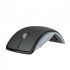 2 4G Wireless Folding Mouse Optical Mouse Supports Office Gaming Mouse gray