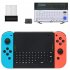 2 4G Wireless Keyboard for Nintendo Switch Joy Con Gamepad Keyboard black